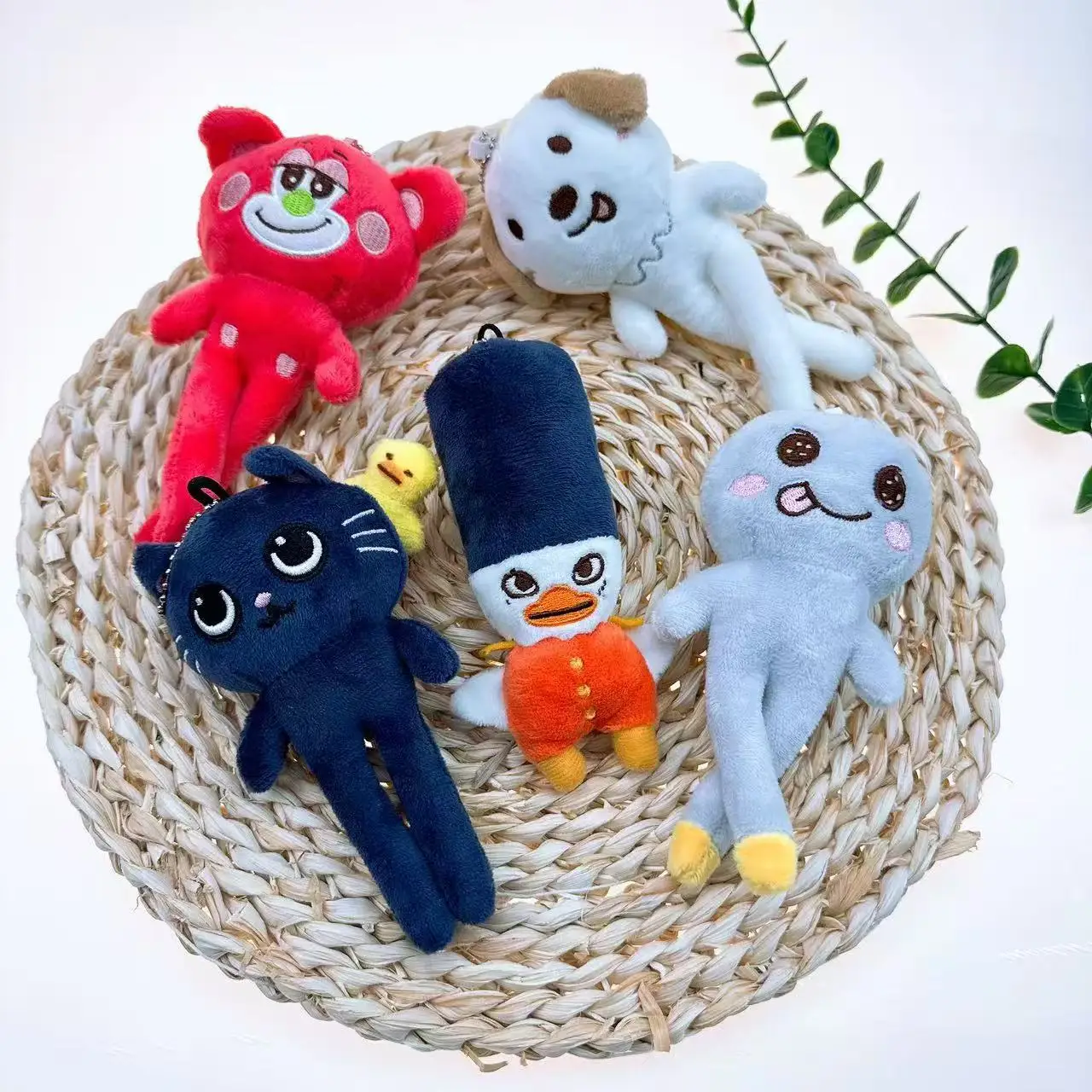 2025 RIIZE มินิตุ๊กตาจี้ WONBIN SOHEE พวงกุญแจวันวาเลนไทน์ Pop-Up Store กระเป๋าจี้ SeungChan ANTON แฟนคอลเลกชัน
