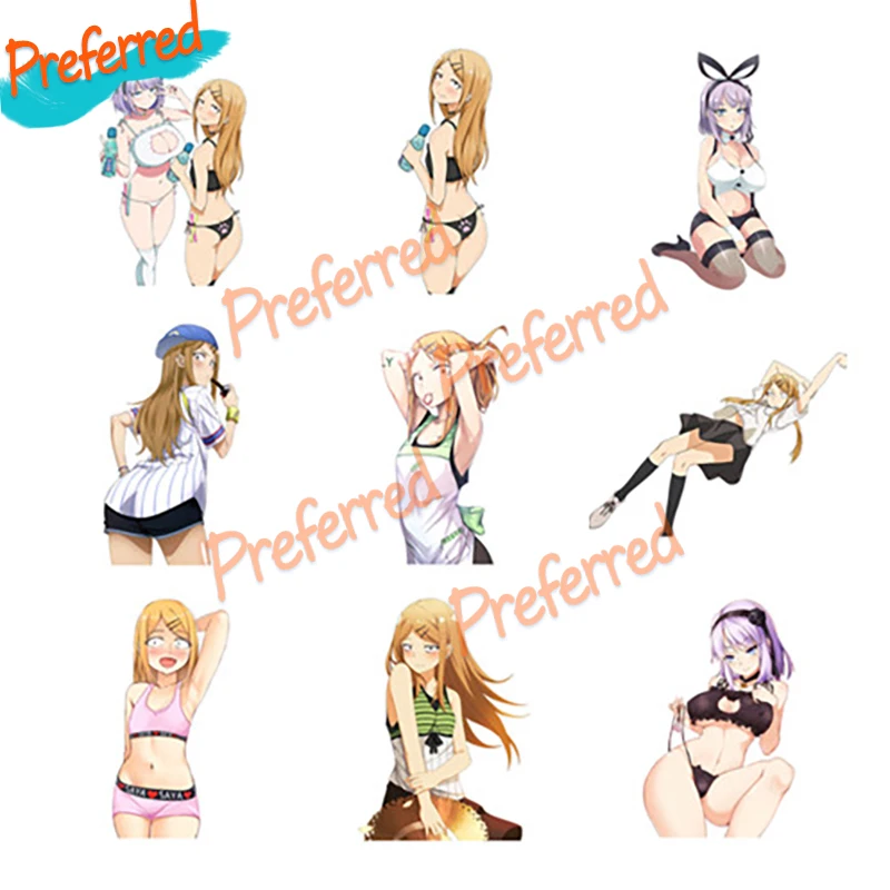 Pretty Decal Super Sexy Beauty Dagashi Kashi Shidare Firefly Decal Car Styling Trunk Motorcycle Helmet Graphic Vinyl Decal