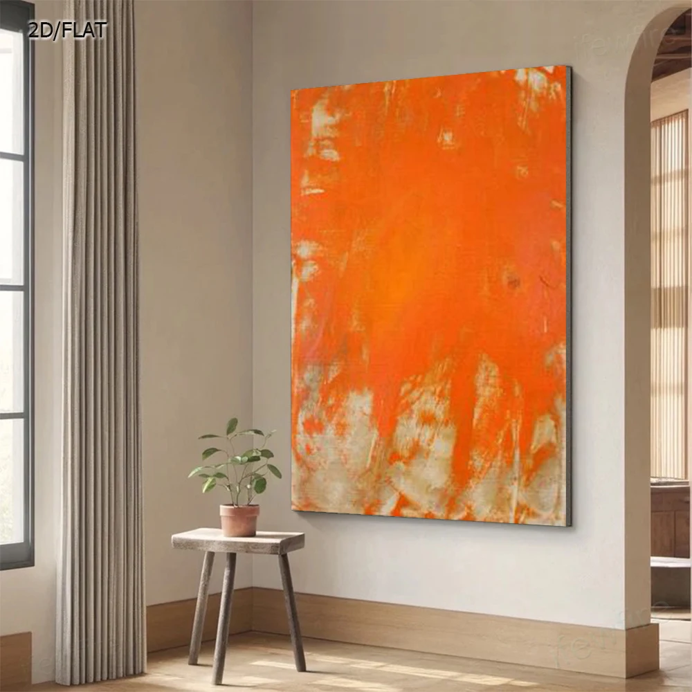 

Hand-Painted Oil Painting Porch Decor Paintings Light Luxury Vertical Version Modern Sea Drawing Gold Foil Abstract Wall Art