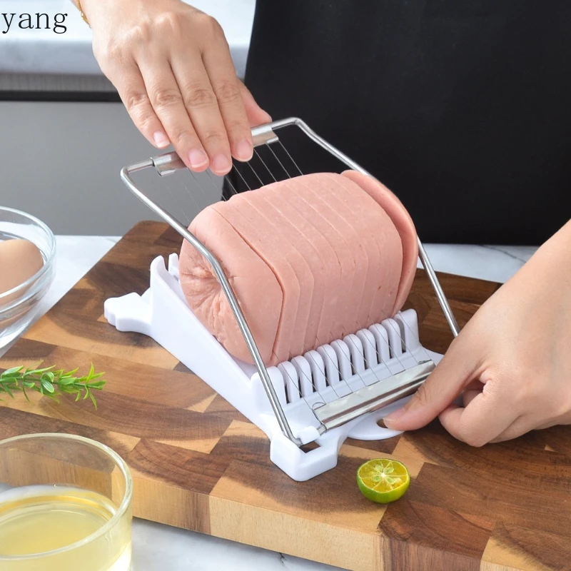

LMM stainless steel egg cutter kitchen lunch meat household multi-function