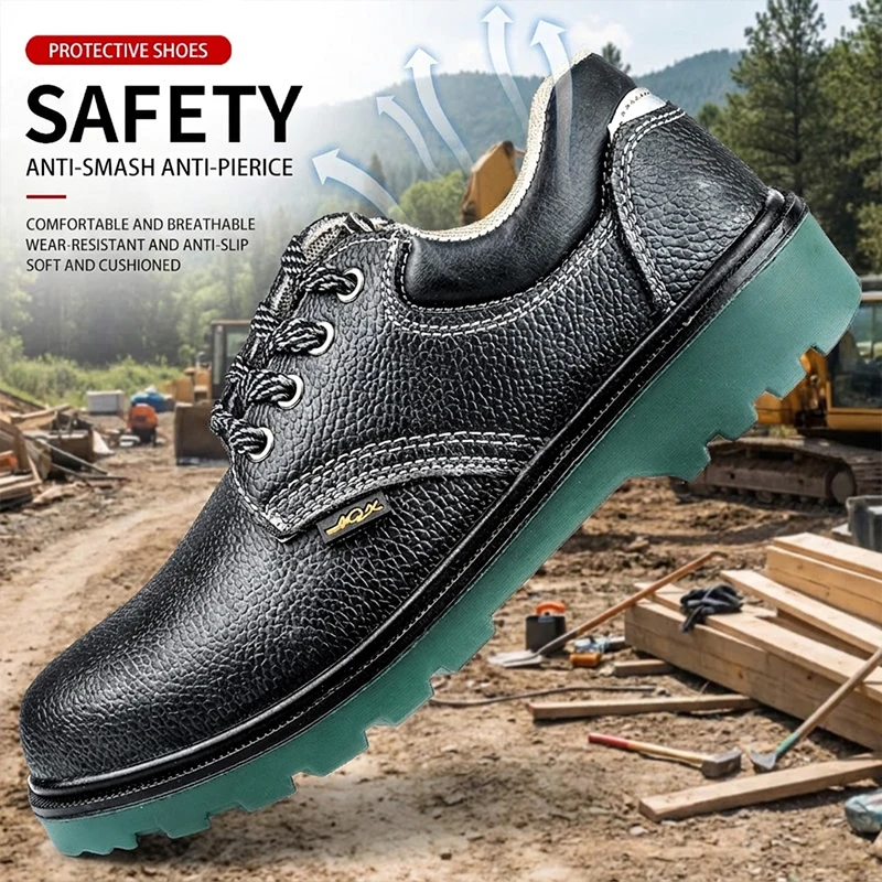 Men's and women's safety shoes, work shoes, protective shoes, men's and women's anti smashing and anti piercing, woodworking