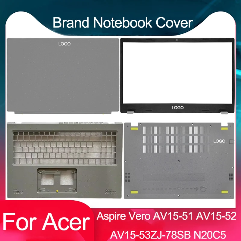 

Новый для Acer Aspire Vero AV15-51 AV15-52 AV15-53ZJ-78SB N20C5 ноутбука ЖК-задняя крышка передняя панель верхняя крышка нижняя часть корпуса