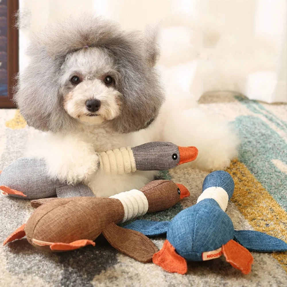 

2025 New Dog Toys Wild Goose Sounds Toy Cleaning Teeth Puppy Dogs Chew Supplies Training Household Pet Dog Toys Accessories