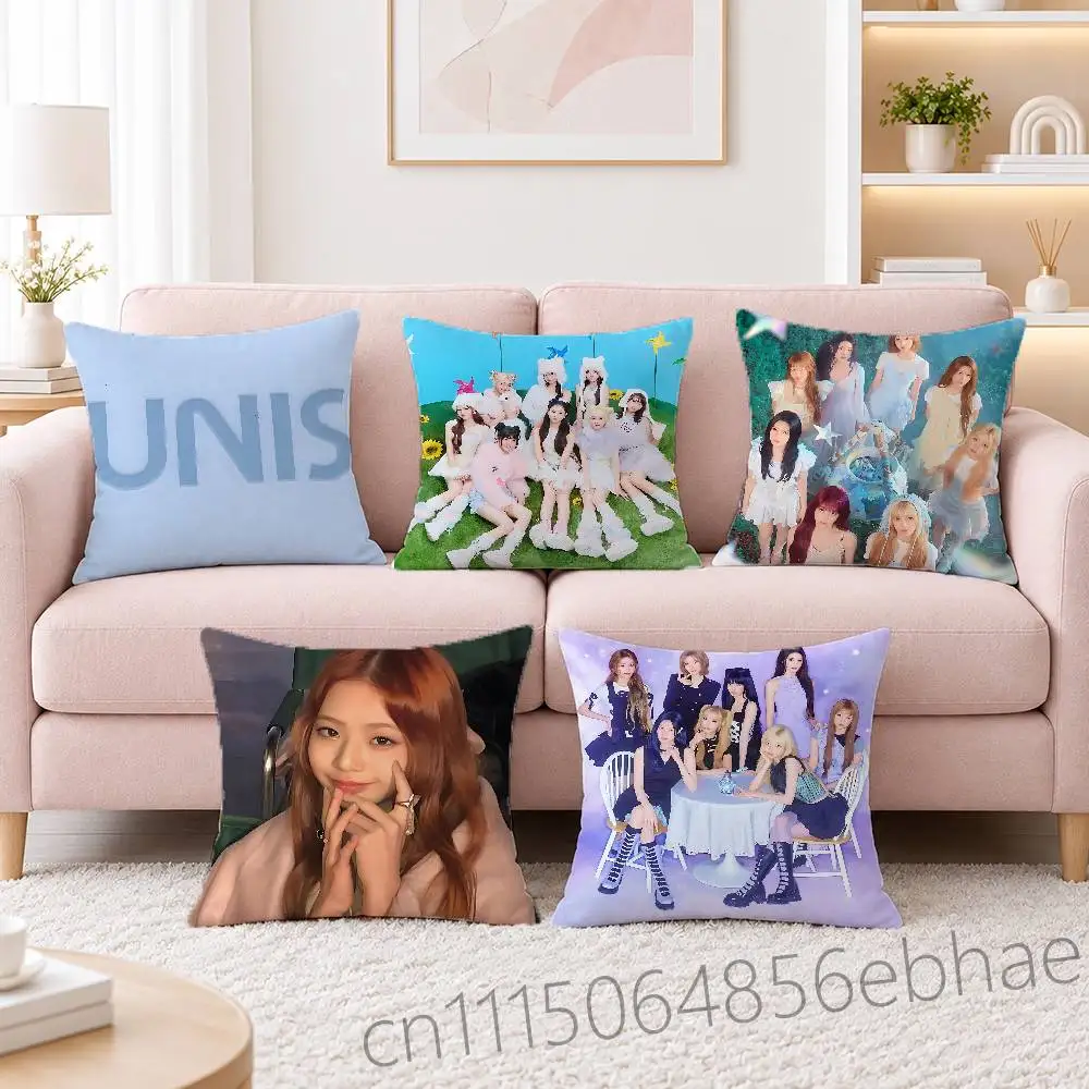 FOR UNIS Milky Way Throw Pillow Cover 2D Double-Sided Print Soft Cushion Case for Home Sofa Bedroom Car