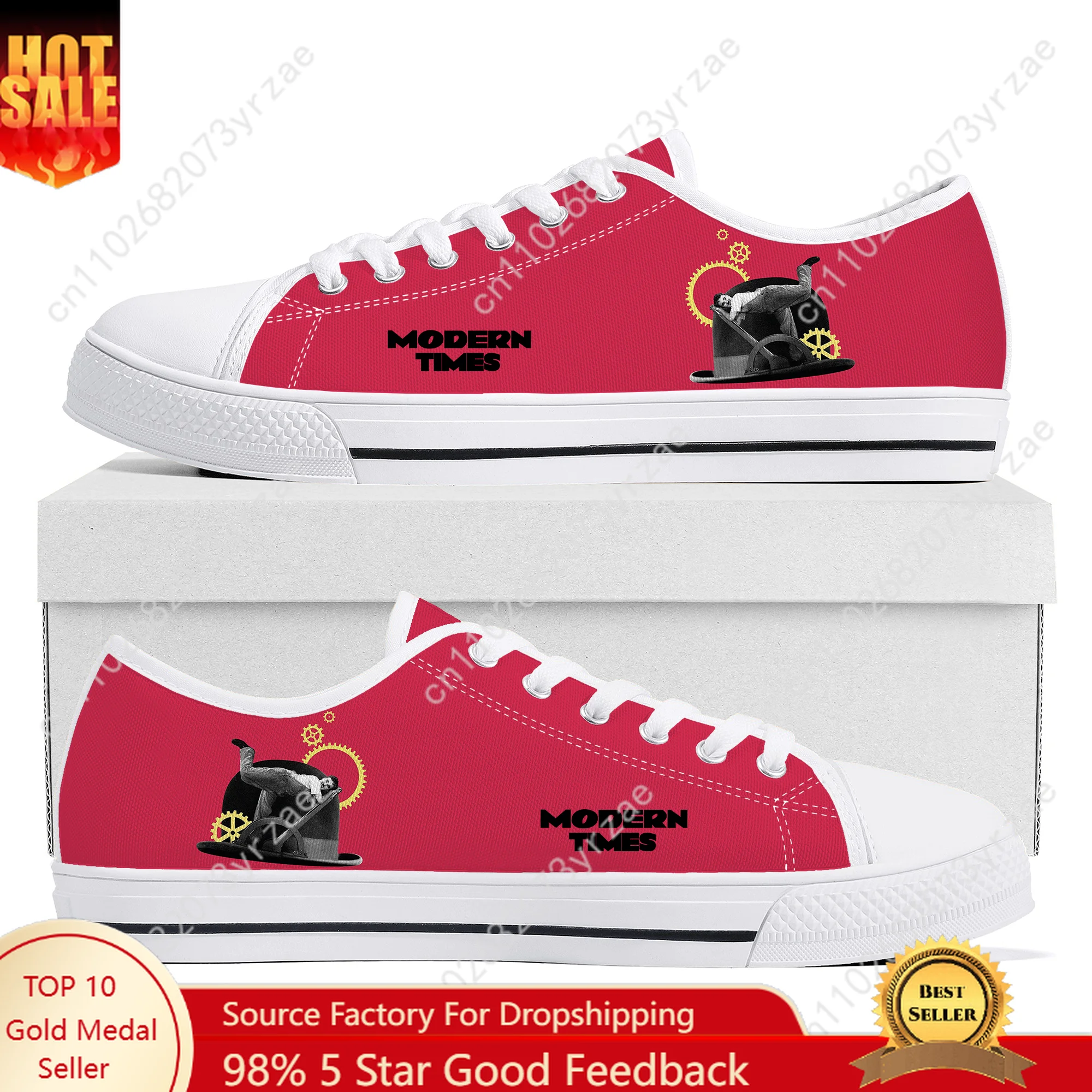 

Modern Times Low Top High Quality Sneakers Mens Womens Teenager Canvas Sneaker Casual Shoes Fashion Patterns Custom MadeShoes
