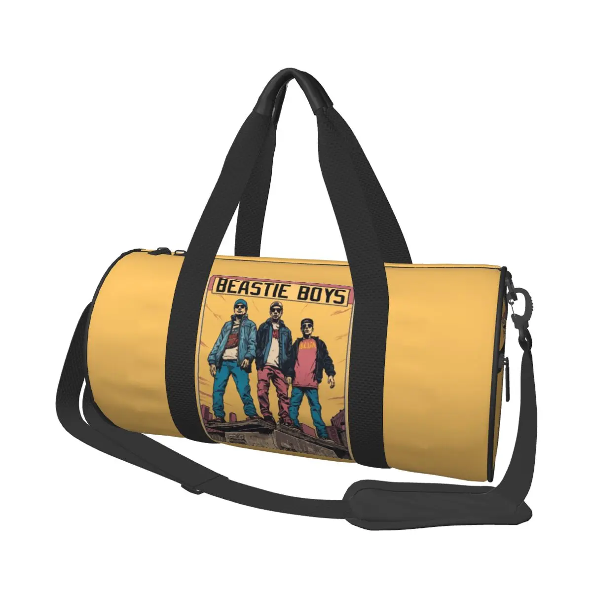 

Beastie Boys Poster Large Duffle Gym Bag Waterproof Duffle Travel Bags Handbags Fitness bag