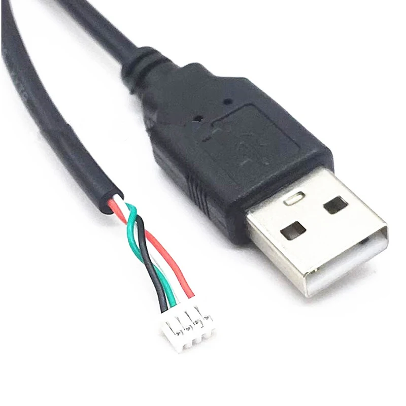 Usb Naar Mx1.25 Terminal Wire Usb Naar 1.25Mm 4pin Dubbel Afgeschermde Data Kabel Usb Touchscreen Moederbord Verbindingskabel