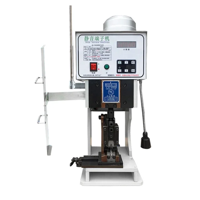Ultra-silent Terminal Crimping Machine with Cable Stripping Function, Semi-automatic Electrical Cable Harness Crimping Machine