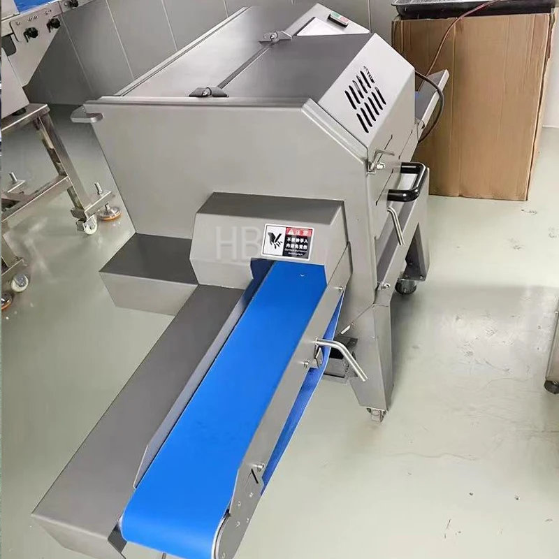 

Полностью автоматическая мясорубка с регулируемой толщиной для куриного и копченого мяса, кухонная слайсер для приготовленного мяса для домашнего использования