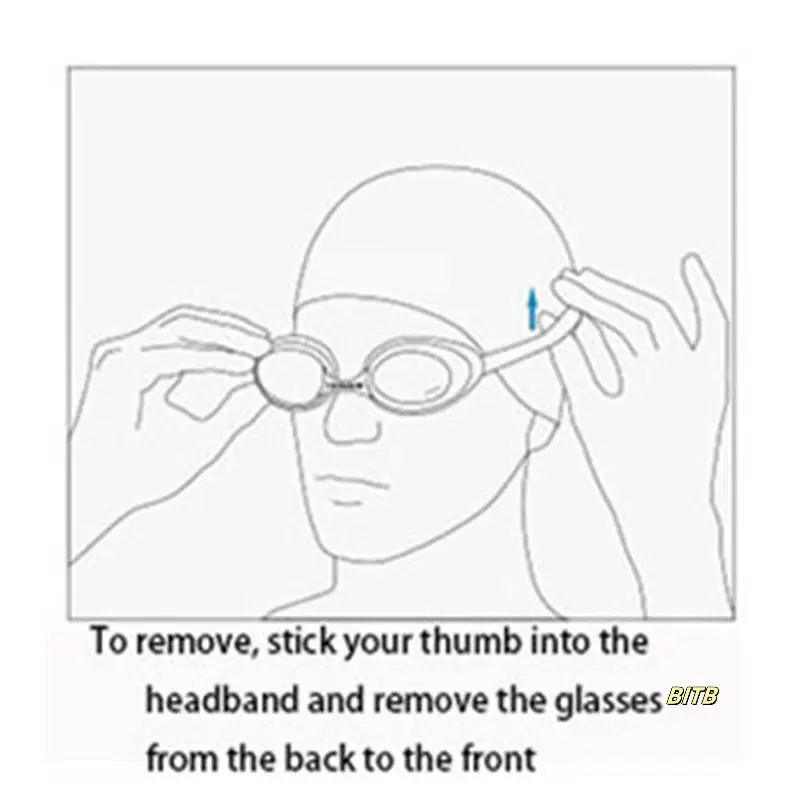 

Swimming Goggles Integrated Earplugs Waterproof And Anti-Fog Swimming Goggles For Men And Women (Flat Light)