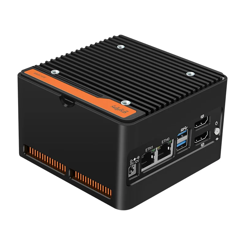 Карманный мини-ПК NAS Плата ПК Intel i3-N355 N150 2xi226-V 2.5G DDR5 4800 МГц 4xM.2 NVMe Брандмауэр Мягкий маршрутизатор Компьютер 2xUSB3.2