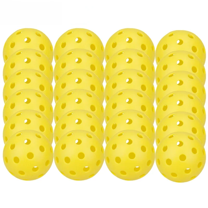 Pickleball 74MM Durable 40 Holes Outdoor Pickleballs 26g Outdoor for Competition pickleball Packs of Pickleballs