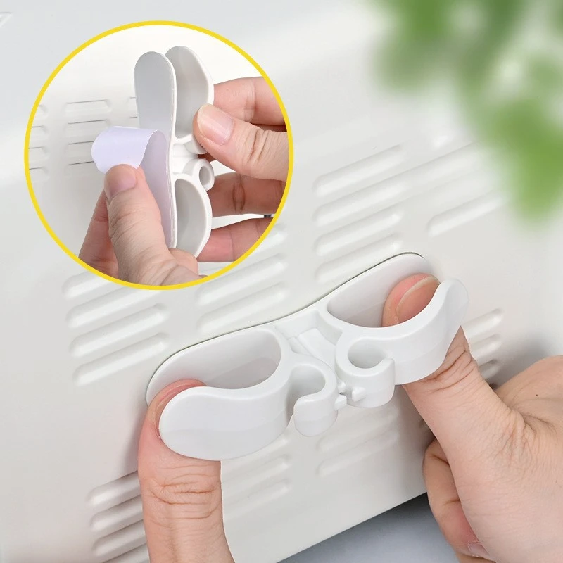 2/4/8PCS Cord Winder Organizer for Kitchen Appliance Cord Wrapper Home Cable Management Clip Holder for Air Fryer Coffee Machine