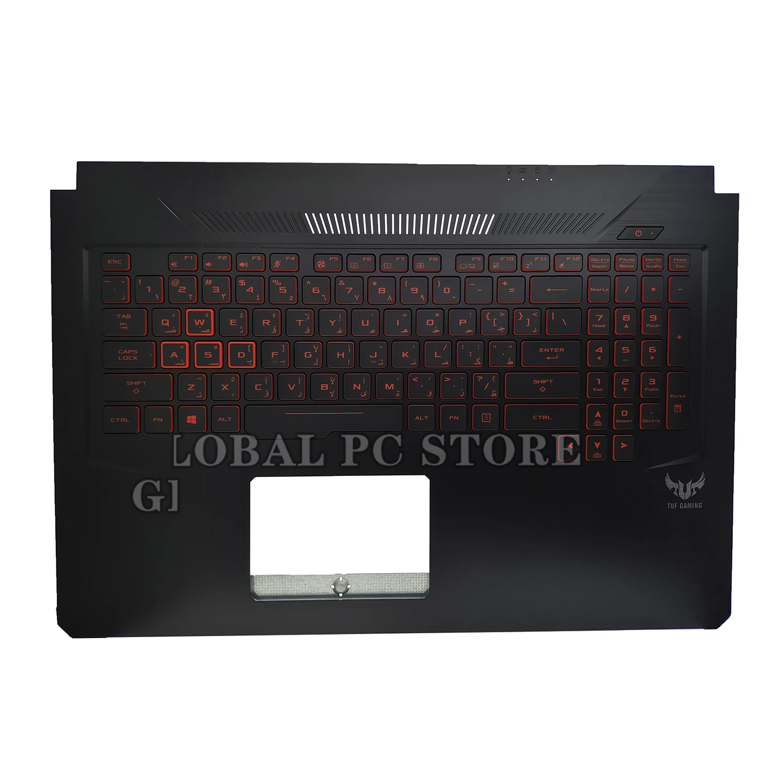 

KEFU FX705G For ASUS Laptop Keyboard Asus FX705GD FX705GE FX705 FX705GM Keyboard Palmrest C Shell Assembly