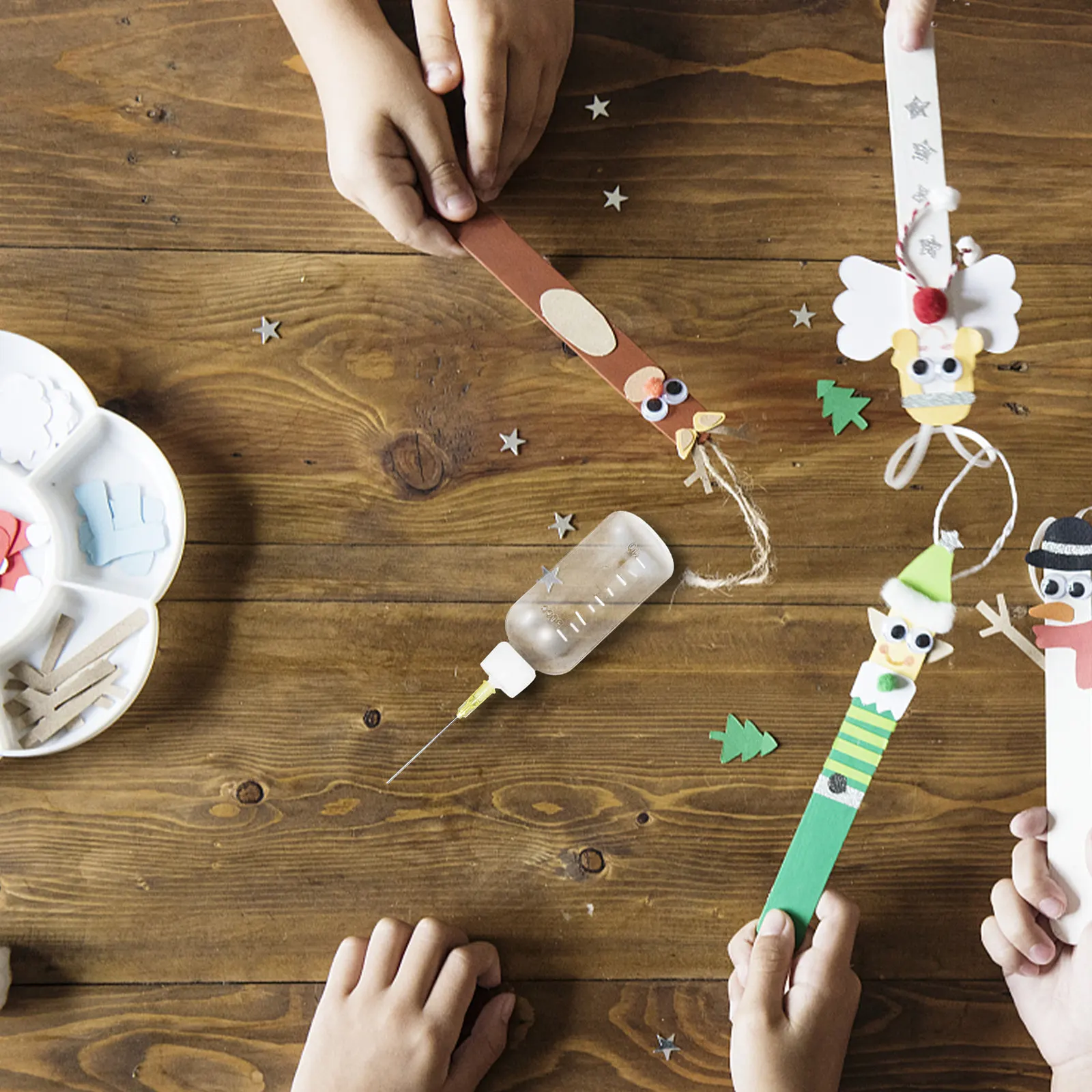 

Набор из 4 флаконов-аппликаторов с игольчатым наконечником, прецизионные дозаторы для клея, краски, герметичные прозрачные бутылки для выдавливания