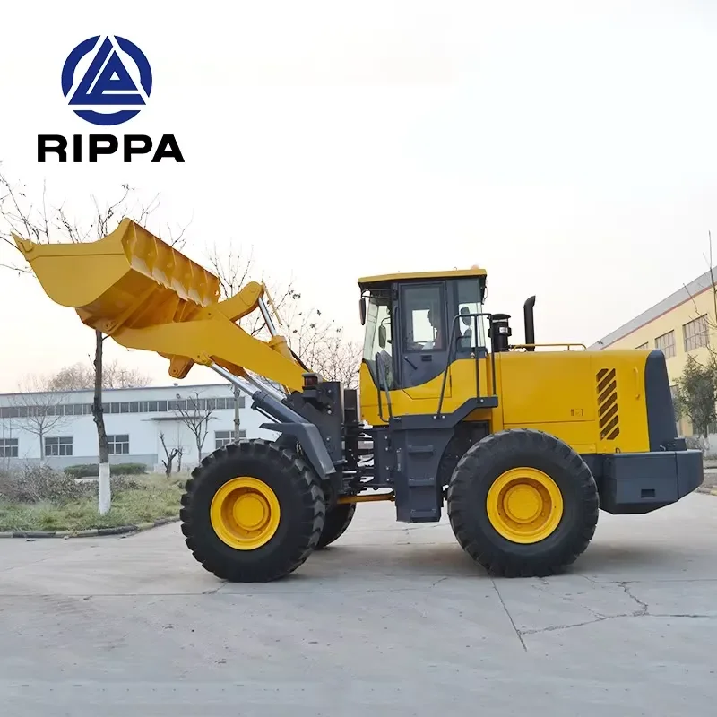 Full-Featured Heavy Wheeled Loader 16 Ton Backhoe & Front Loader EPA Engine 4WD Bucket for Sale