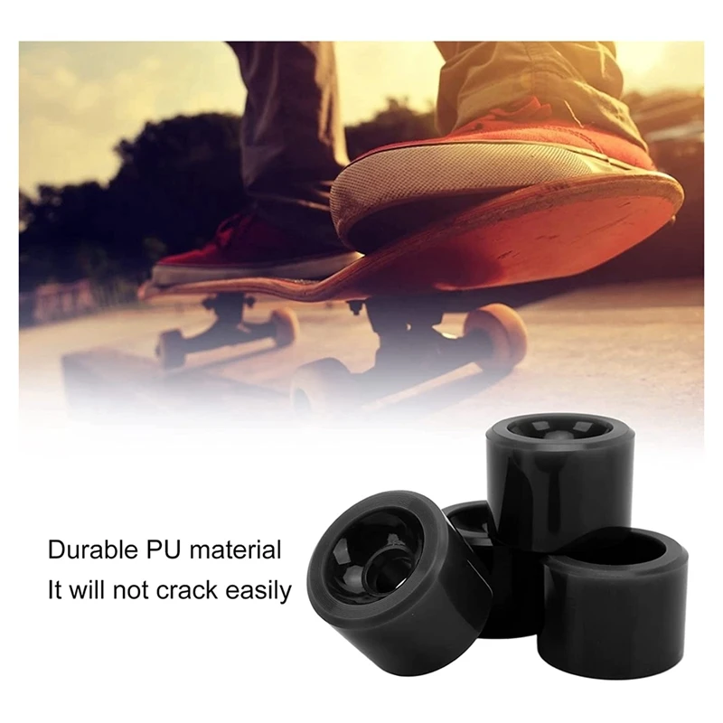 

Skateboard Wheels Wear-Resistant Pu Long Board Cruiser Wheels Kit 70X51mm Long Plate Small Fish Plate Wheels