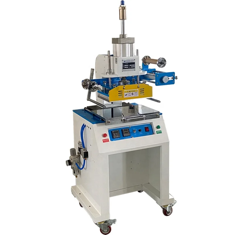 High Pressure Hot Foil Pneumatic Stamping Machine Semi-automatic Foil Embossing Bronzing Machine for Sale