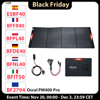 Oscal PM400 Pro 400W Foldable Solar Panel, ≥23% Solar Conversion Efficiency, IP67 Waterproof, ETFE Material