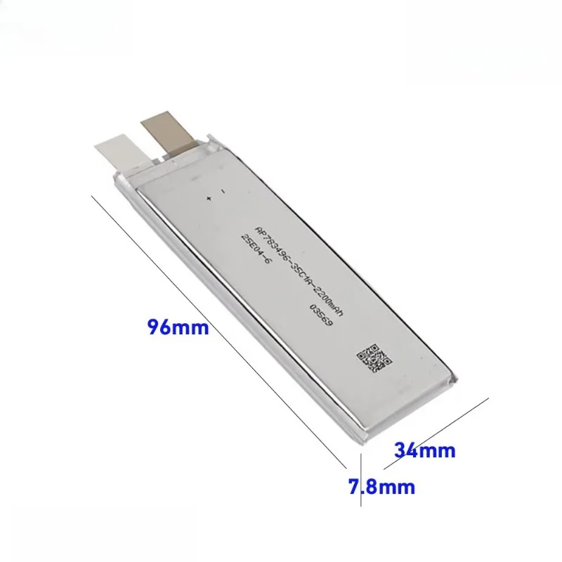 783496 Battery 3.7V 2200mAh for Model Aircraft Car Models and Unmanned Aerial Vehicles Cell High Quality Replacement Battery