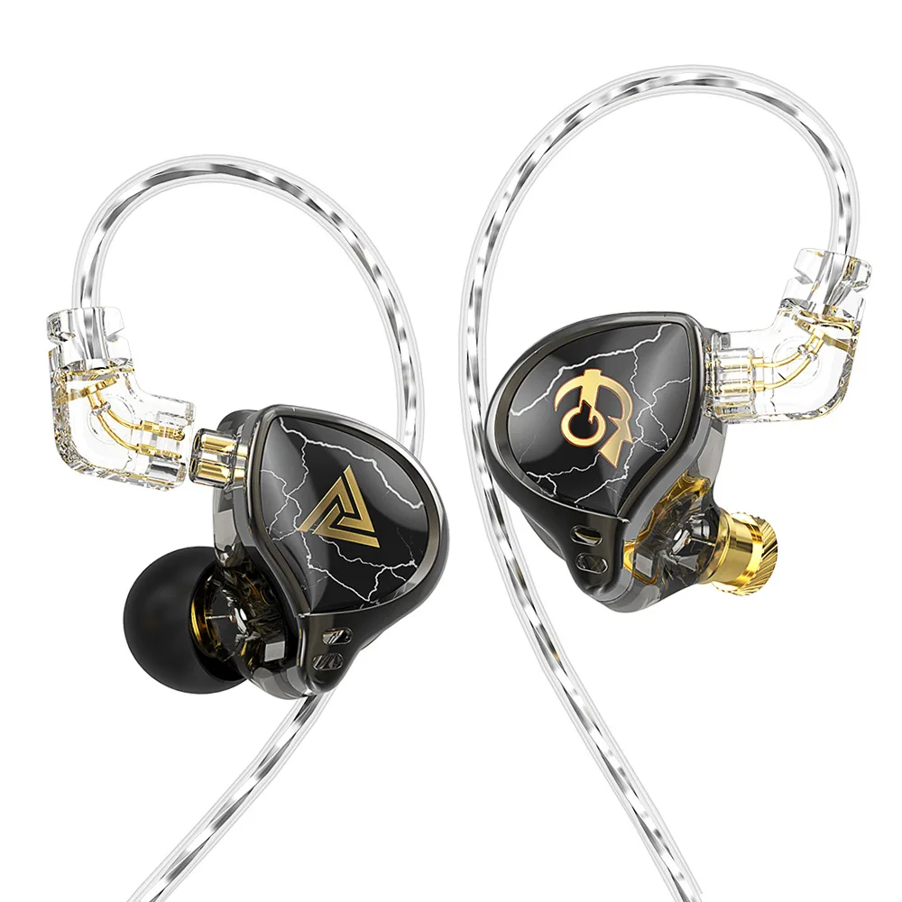 New QKZx HBB in-ear earphones, universal for wire control with microphone HIFI music games, joint flagship earphones