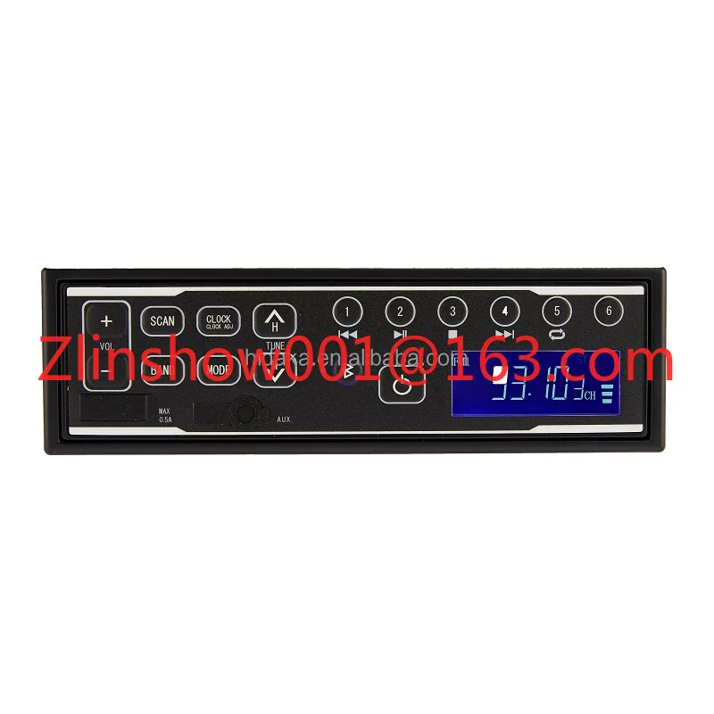 12V 24V Heavy Machine Radio with Bluetooth BT USB Charge 0.5A AUX for Hitachi Takeuchi Komatsu Excavator Car Radio