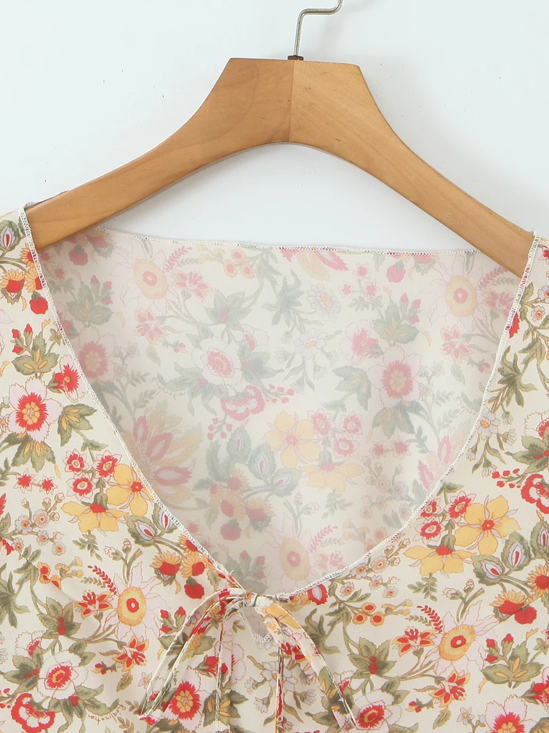 เดรสยาวทรงเอพิมพ์ลายดอกไม้ แบรนด์ Vaion Sle สำหรับผู้หญิง พร้อมเข็มขัด ดีไซน์หรูหรา คอเหลี่ยม เหมาะสำหรับงานปาร์ตี้วันหยุด