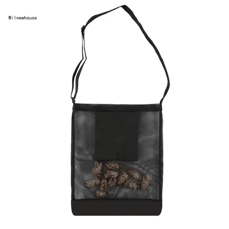 

Collapsible Mesh Harvesting Bag Durable Large Capacity Mushroom Foraging Bag Outdoor Fruit Picking Bag for Adults Teens Dropship