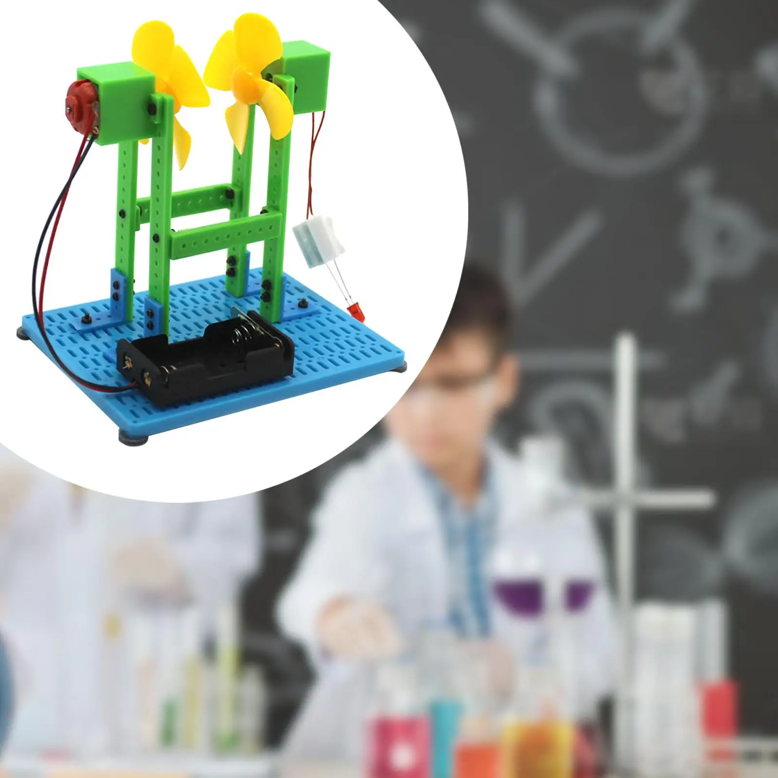 Windenergie-Modell, Spielzeug-Energieumwandlungsmodell für Studenten zur Physikunterricht