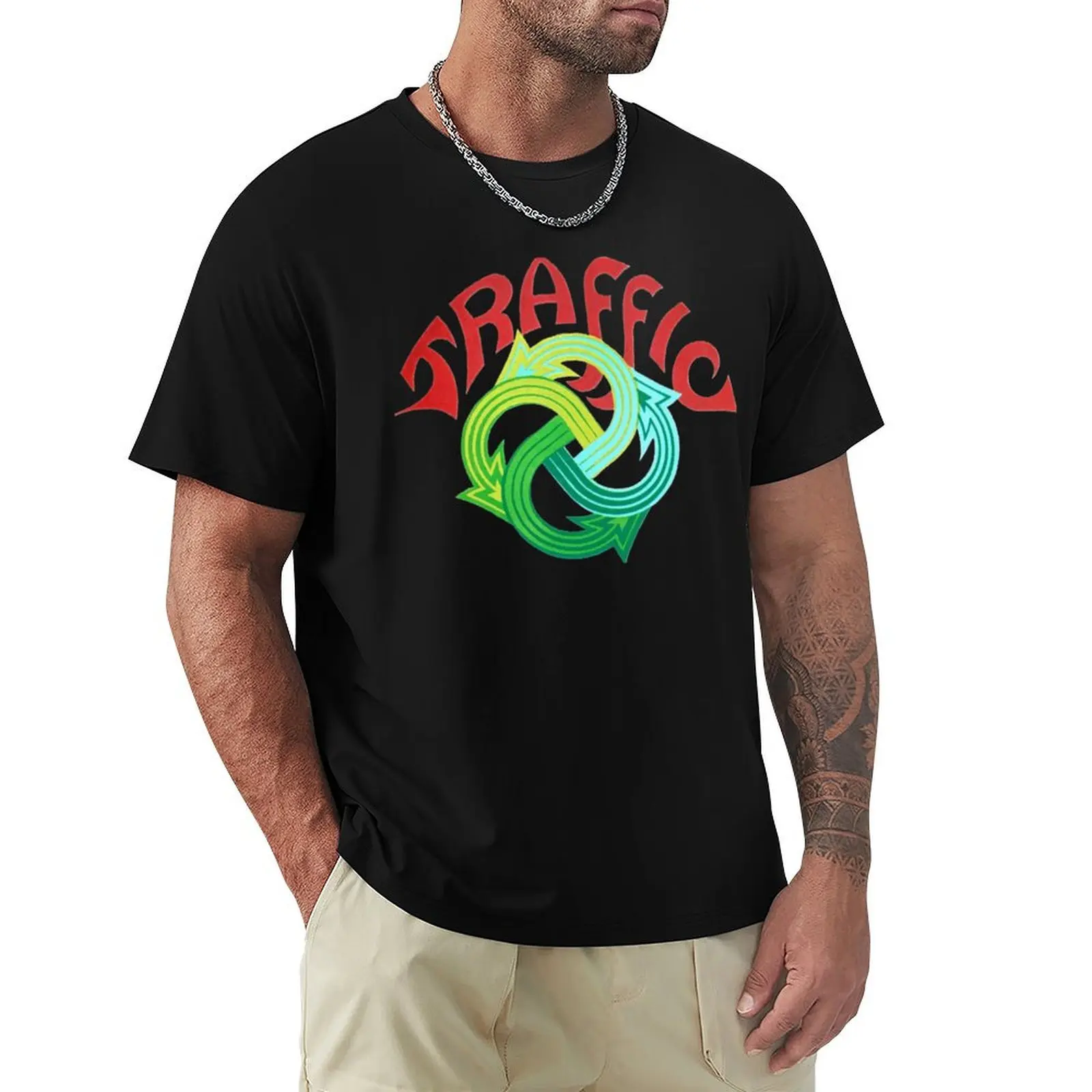 Traffic Band Essential T-Shirt Breathable Travel T-Shirt