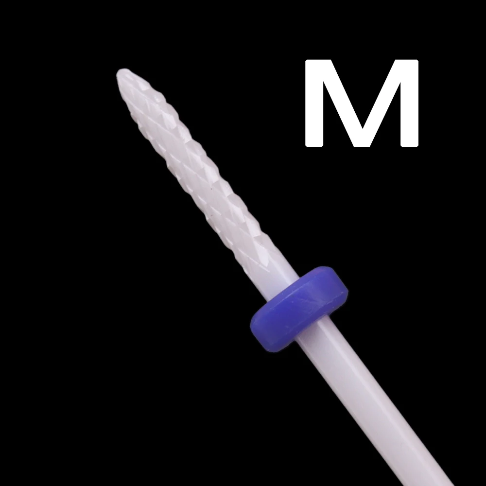 Rocket Shape Ceramic Nail File Bit – Durable Drill Bit for Cuticle Care & Gel Polish Removal