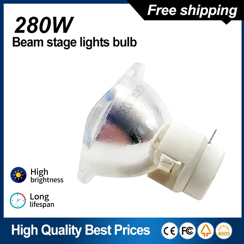 Free Shipping 10R 280W Metal Halide Lamp moving 280 beam 280 SIRIUS HRI280W For Mailepu Made In China With High quality