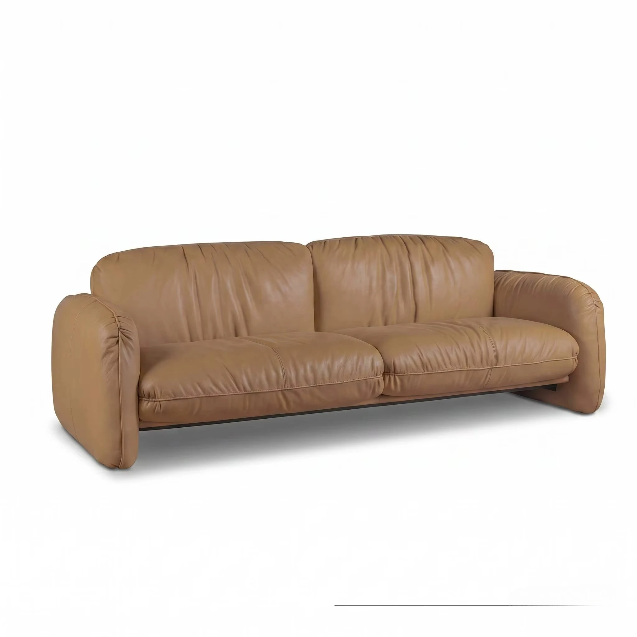 #￥Custom Luxury Steel-Wood Frame Sofa, High Resilience Foam & Down Feather Pad, for Home Living Room & Hotel Project