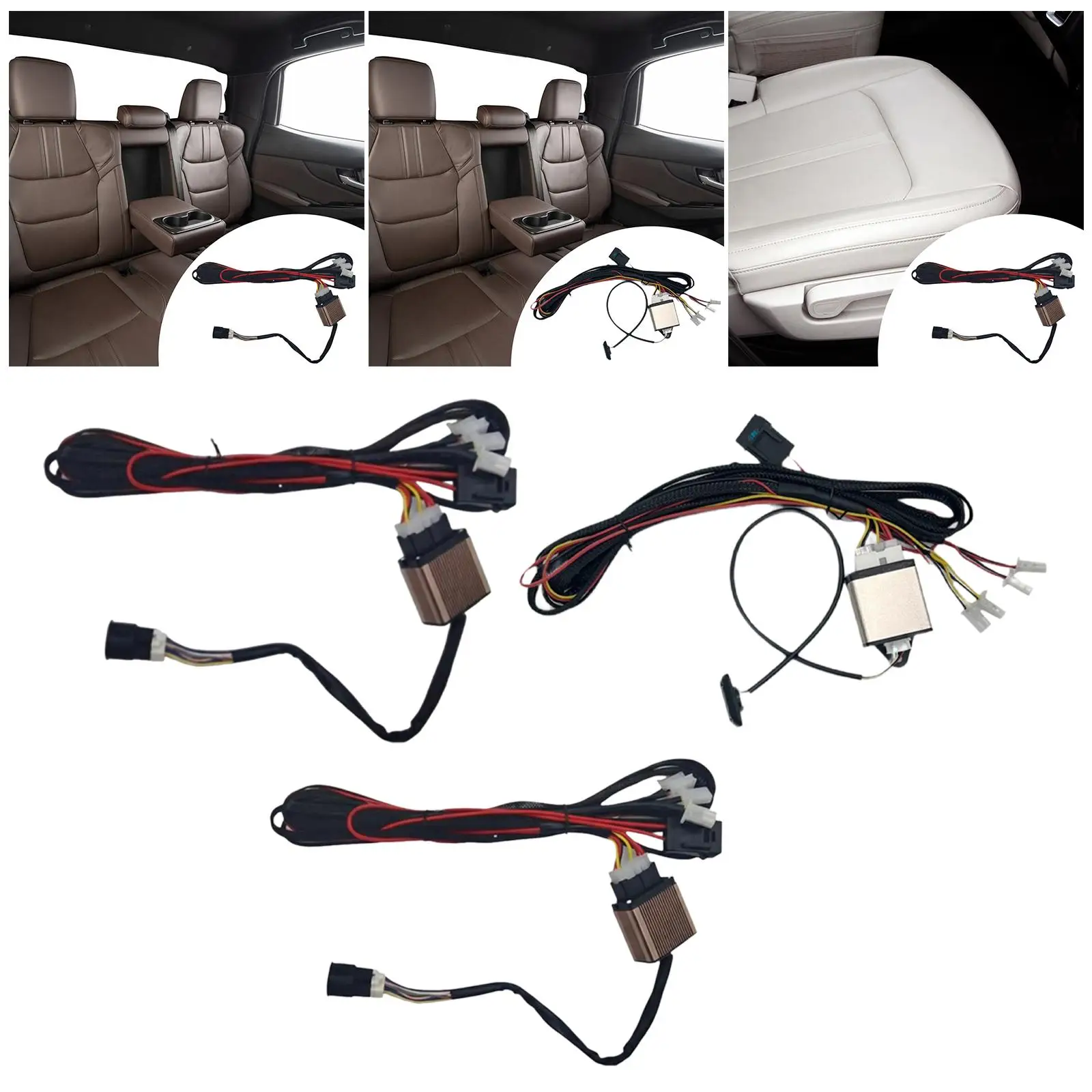 

Универсальный переключатель сиденья с подогревом, трехуровневое управление, простая установка, полипропиленовый пластик для салона автомобиля, удобные путешествия