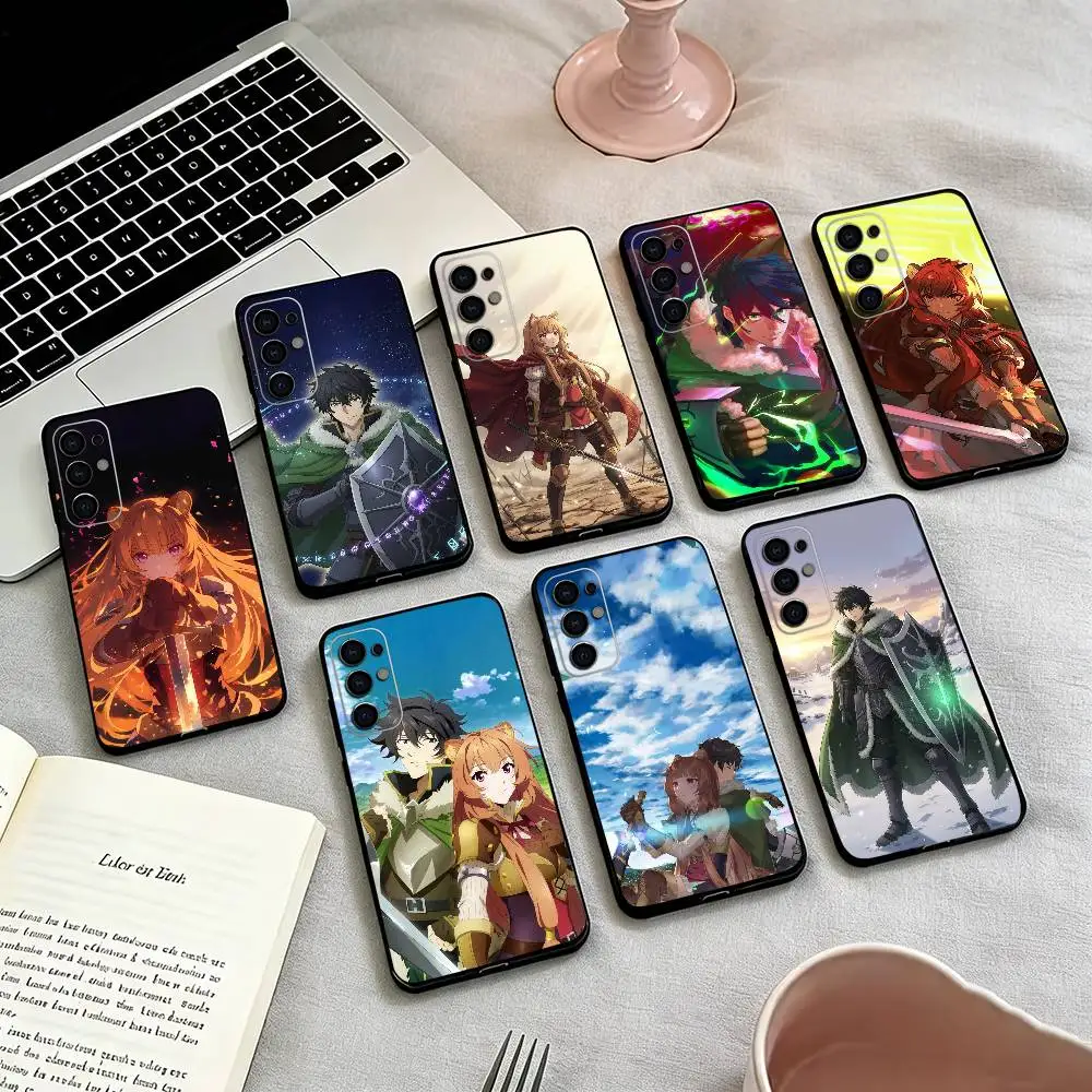 

The Rising of the S-Shield Hero Phone Case For Samsung S25,S24,S21,S22,S23,S30,Ultra,S20,Plus,Fe,Lite,Note,10,Black Cover