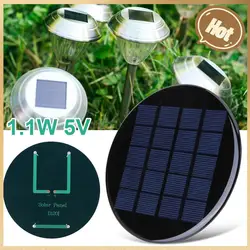 1.1W 5V przenośny Panel słoneczny Mini okrągły akumulator epoksydowy ładowarka telefonu komórkowego powerbank do telefonu do zabawki solarne/światła 3.7-5V