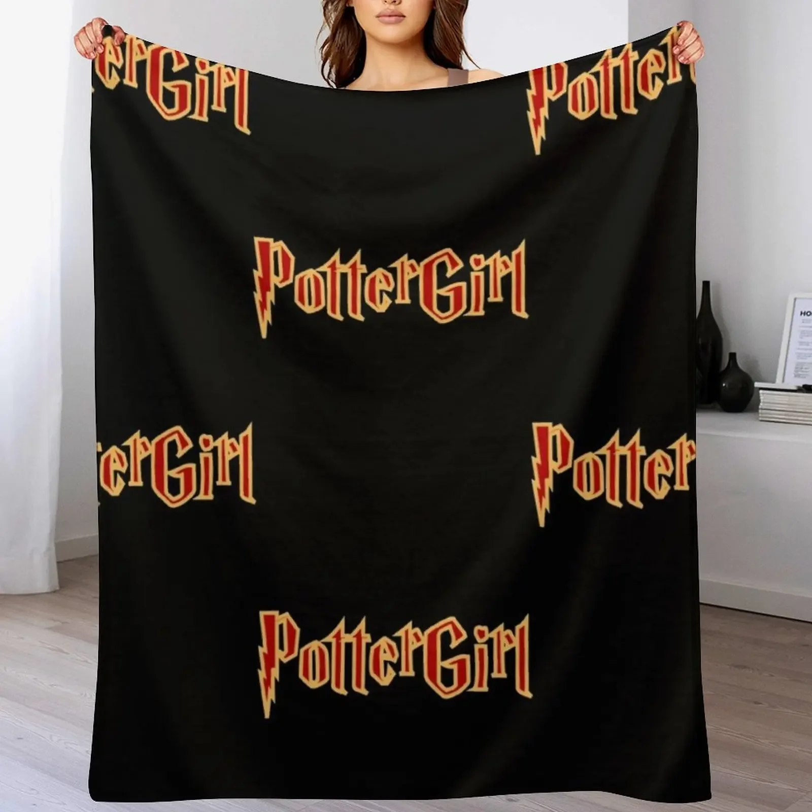 

New PotterGirl Gift Halloween Day, Thanksgiving, Christmas Day Throw Blanket bed plaid Vintage Sofas Quilt Blankets