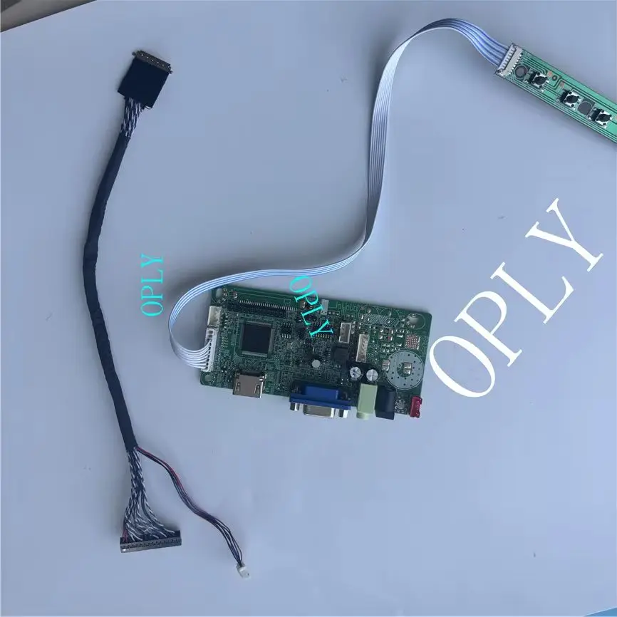 HDMI-Compatible 40pins 58C Controller Board kit VGA LVDS for B101AW06 B101AW06 V1 1024x600 10.1inch LCD Panel Screen LCD LED DIY