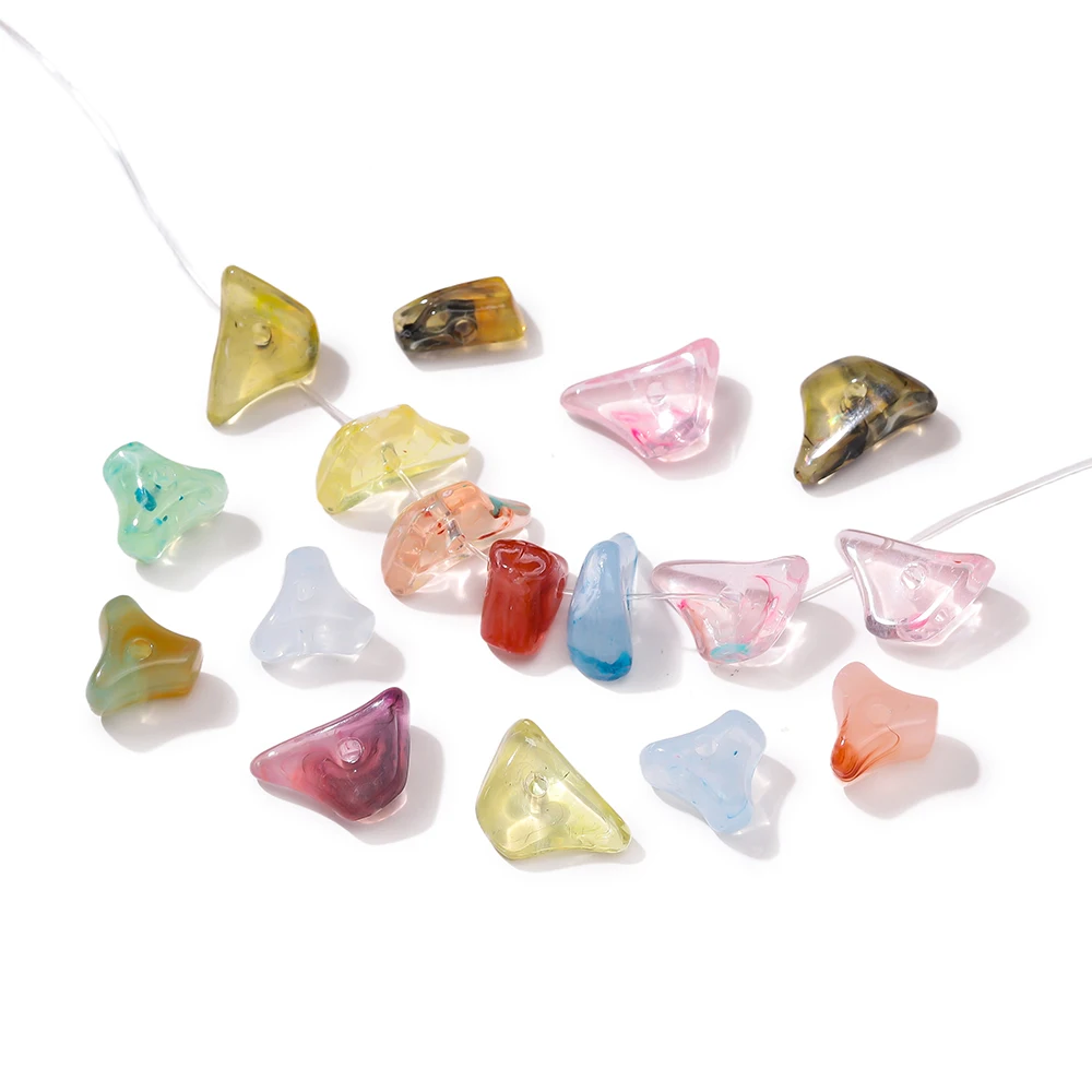 10Pcs 7-22mm New Imitation Stone Acrylic Beads Loose Spacer Beads Pattern for Jewelry Making Diy Handmade Bracelets Accessories