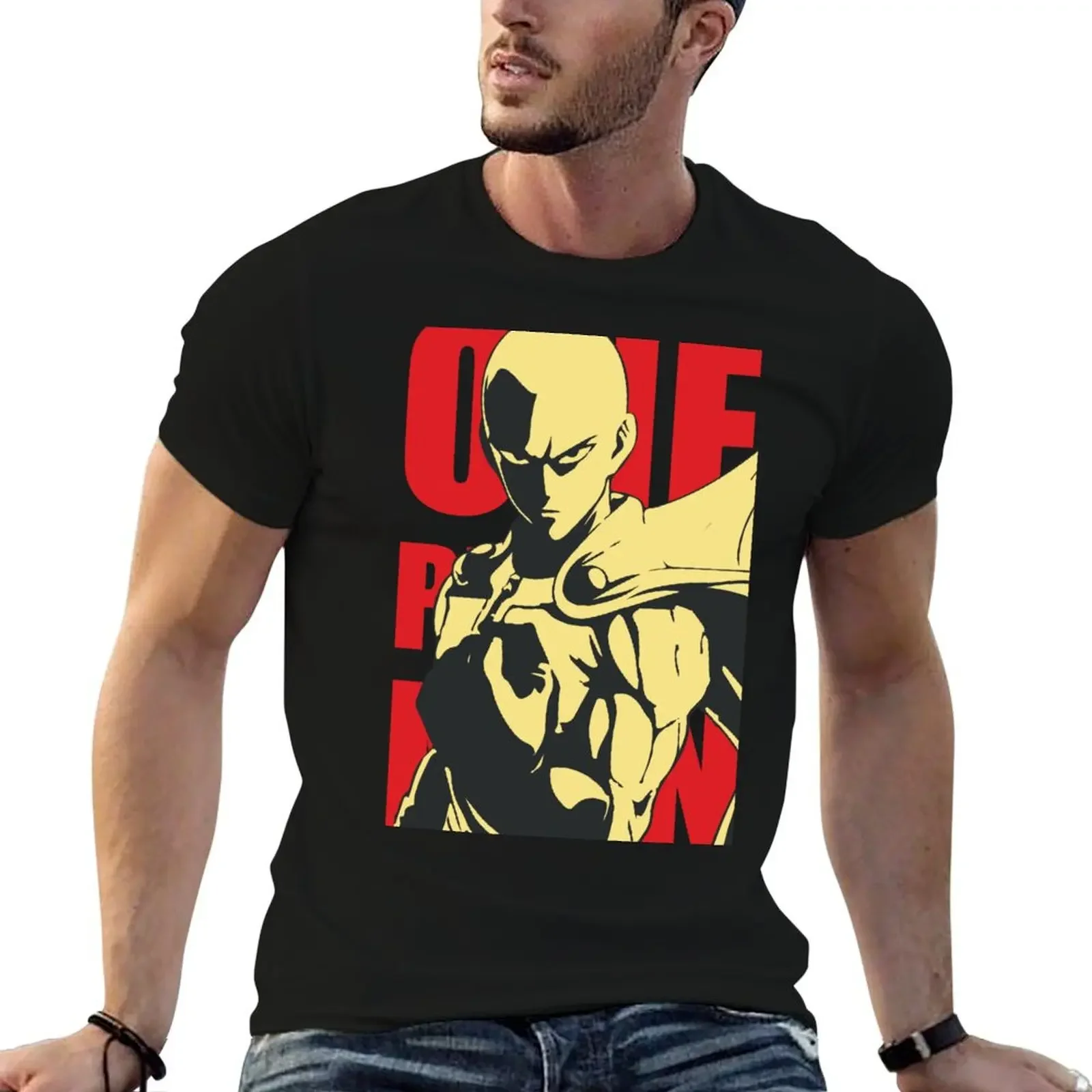 the strongest man alive T-Shirt vintage anime shirt essential t shirt quick-drying plain white t shirts men