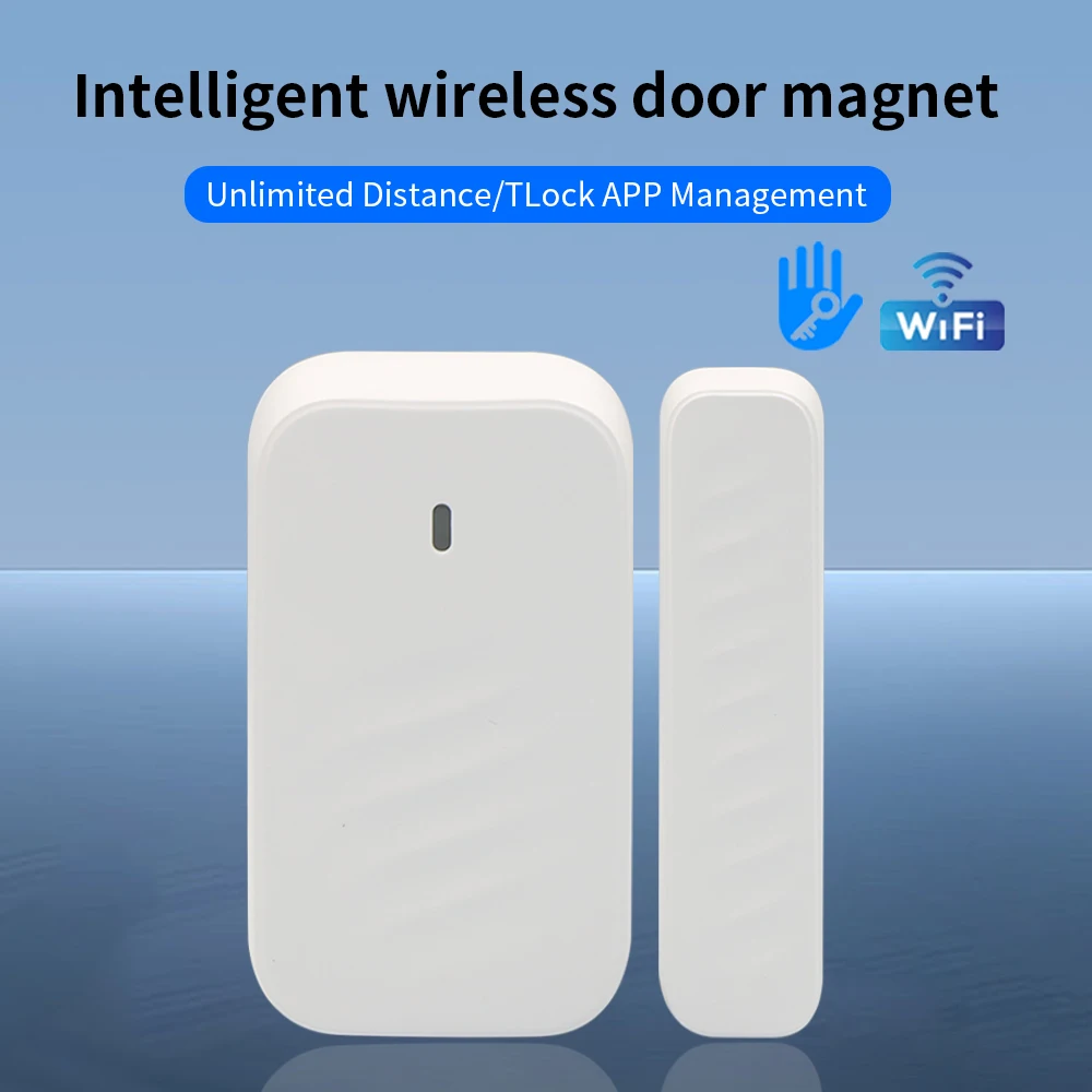 TTLOCK 2.4G WIFI  Lock Compatible Door Sensor  Door  Contact Status Detection Sensor Work With TTLOCK Smart Locks Access Control