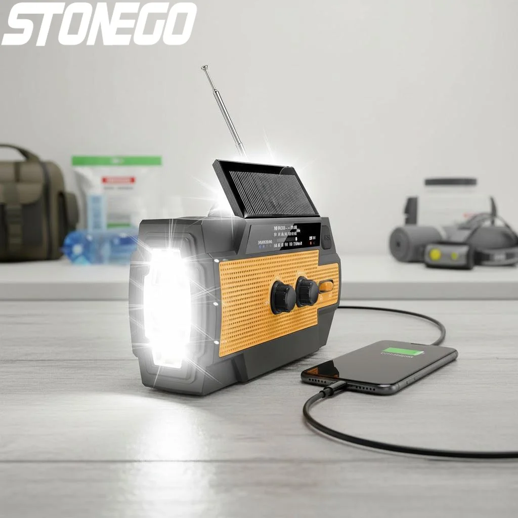 portable-solar-crank-radio-4000mah-am-fm-noaa-weather-radio-with-flashlight-phone-charger-sos-alarm