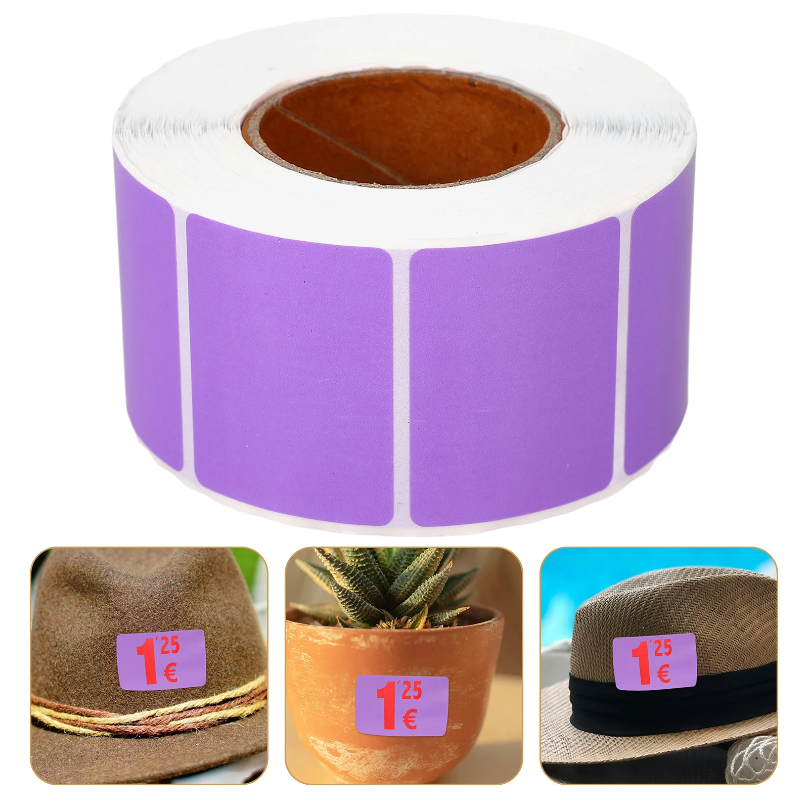 Thermal Label Sticker Color Paper Stickers Printer Self Adhesive Water Proof Purple