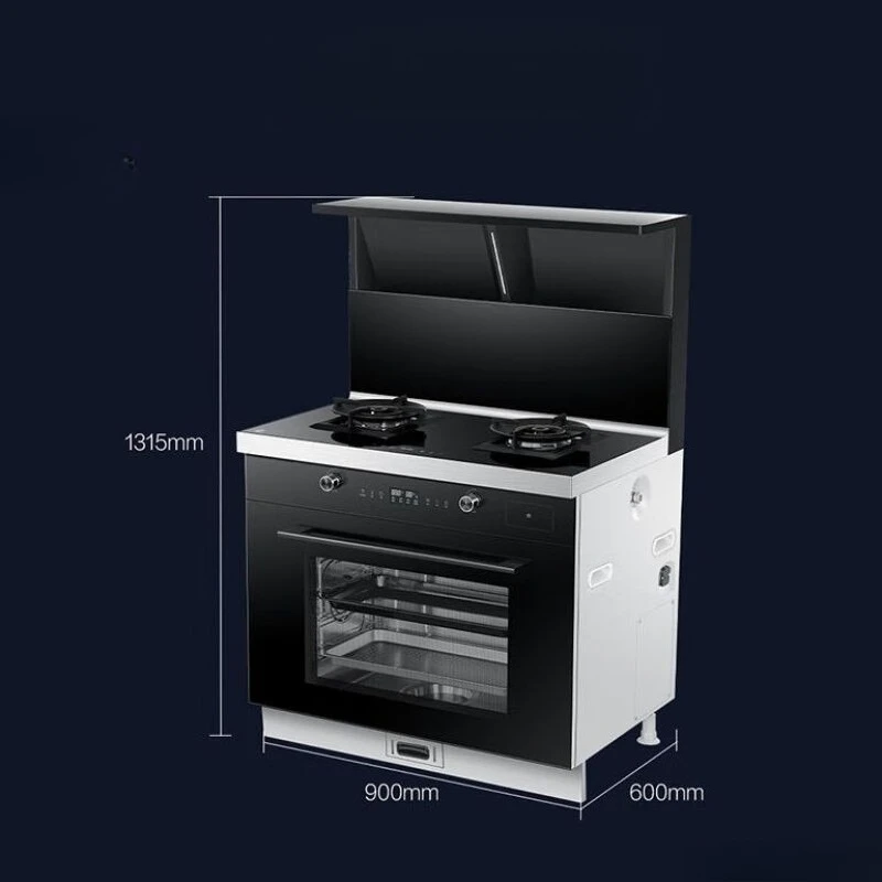 Integrated stove steaming and baking integrated stove cleaning-free household body stove natural gas one machine multi-energy