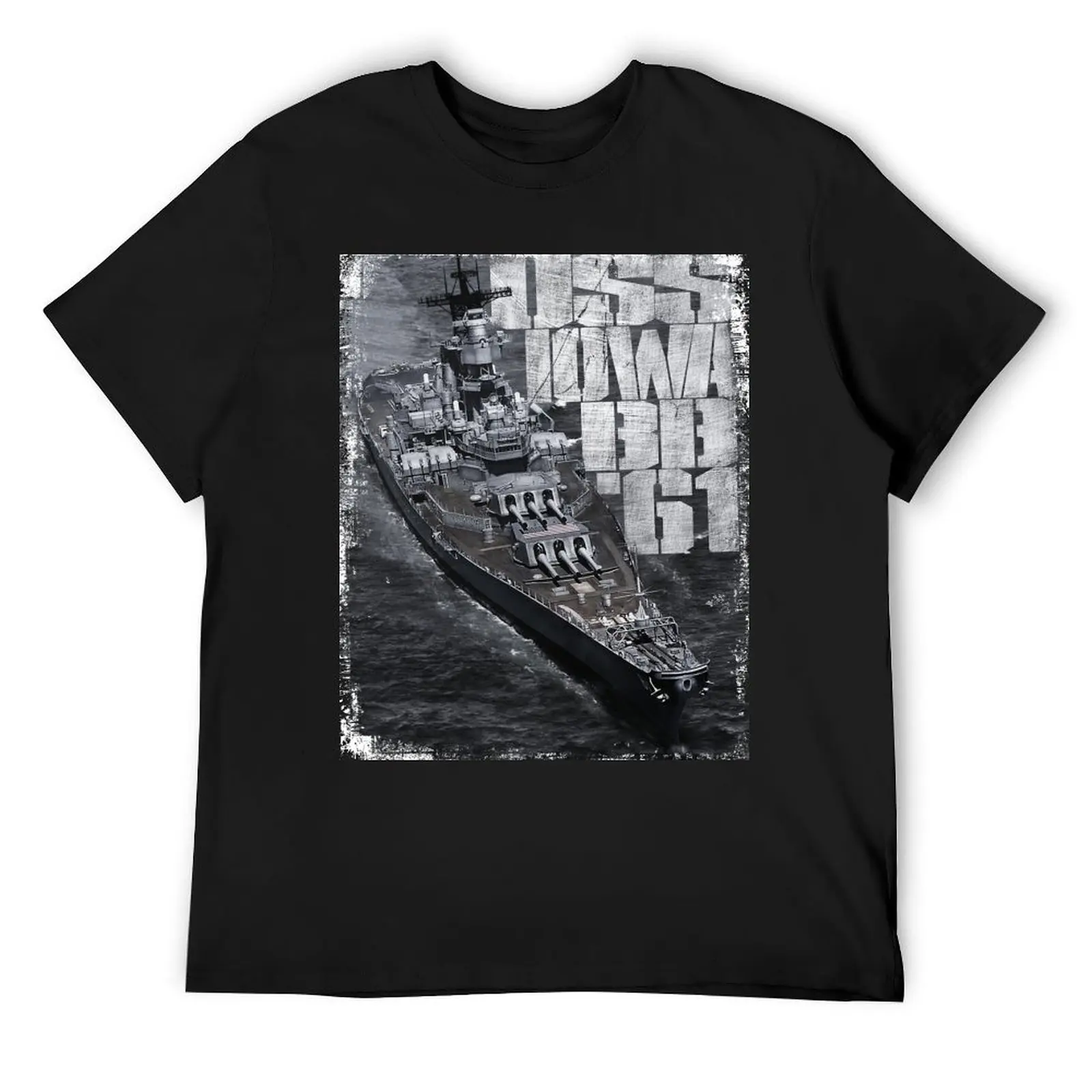 

Battleship Iowa T-Shirt shirts graphic tees cute clothes cotton man t-shirts plain vintage t shirt men