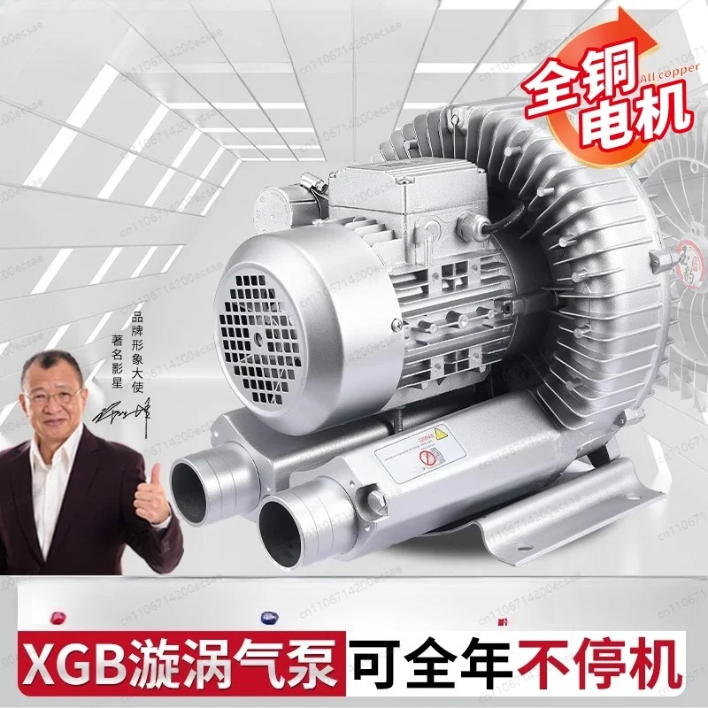 High Pressure Vortex Fan 220V/380V Industrial Blower, Oxygenated Turbine High Power Strong Suction Air Pump