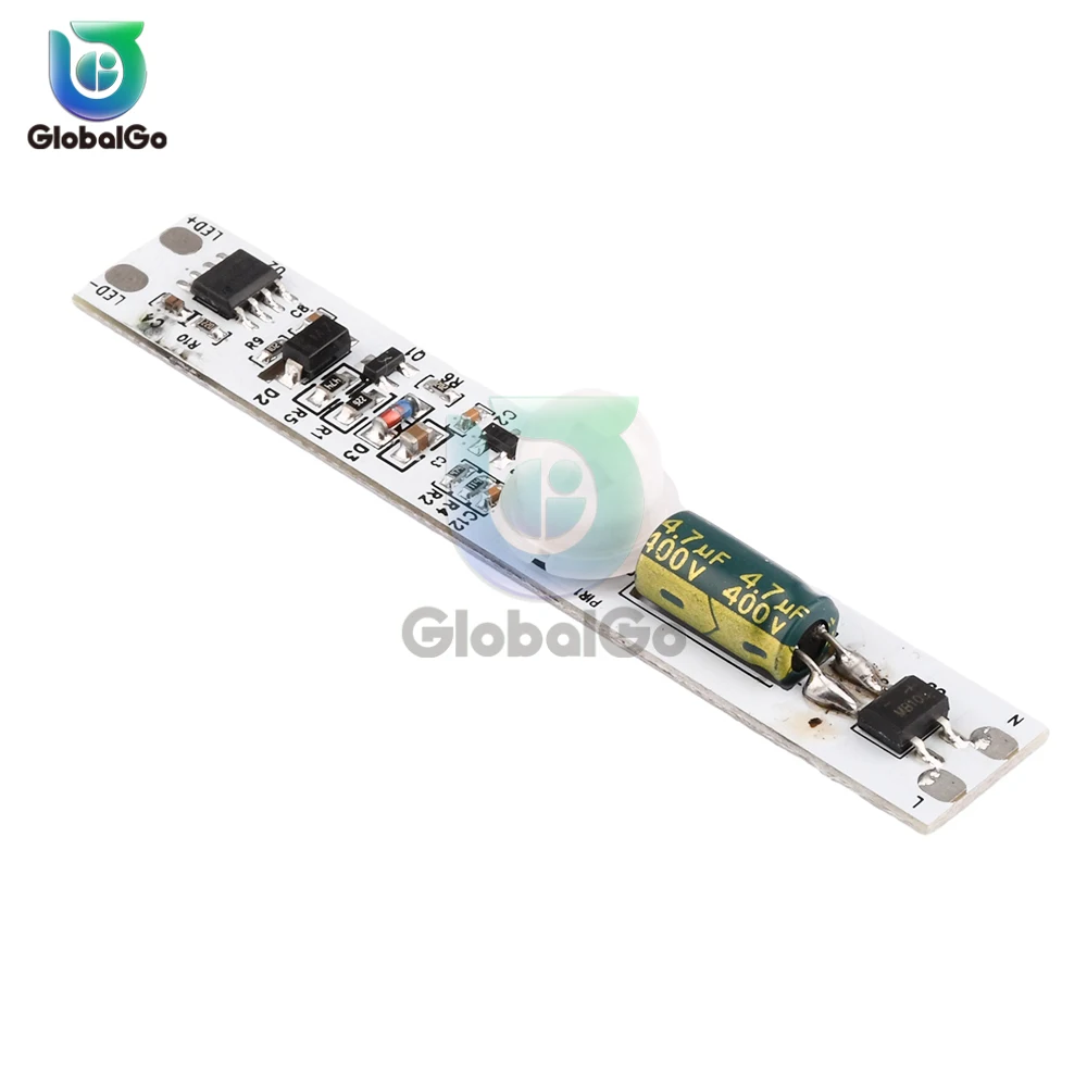 DC110V-280V saklar Sensor gerak PIR tegangan tinggi, saklar pengontrol detektor Sensor tubuh induksi inframerah IR