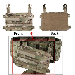 MOLLE Placard for Thorax Plate Carriers Modular Chest rig, FCPC V5 ARC Hunting Vest Front Panel Accessories Airsoft