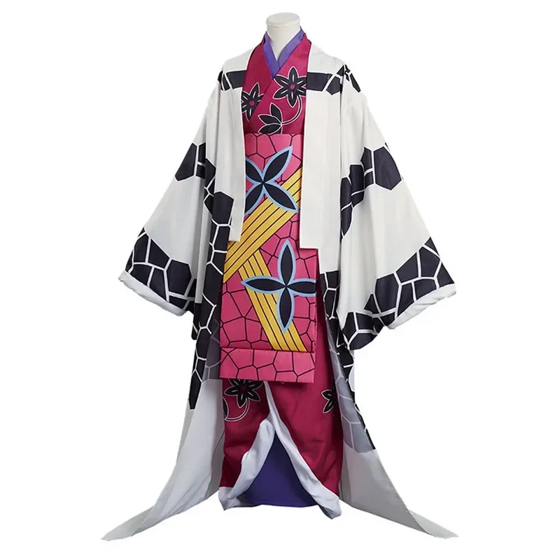 Daki Cosplay Kimono Outfit Juuni Kitsuki Sixth Women'S Anime Clothing Kimaki No Yahiba: Yuukaku-Hen Costume MN3