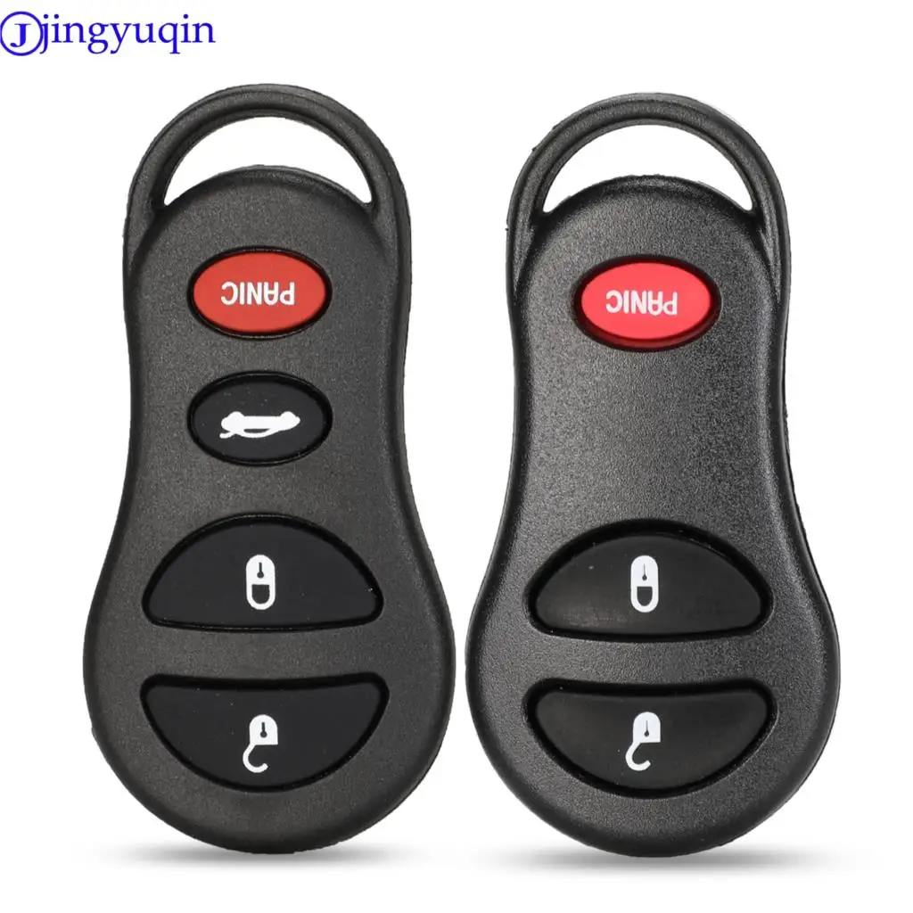 jingyuqin X1 X5 Remote Car Key Blank Case Cover Replacement For Chrysler Sebring Jeep Liberty Dodge Transmitter Fob Shell